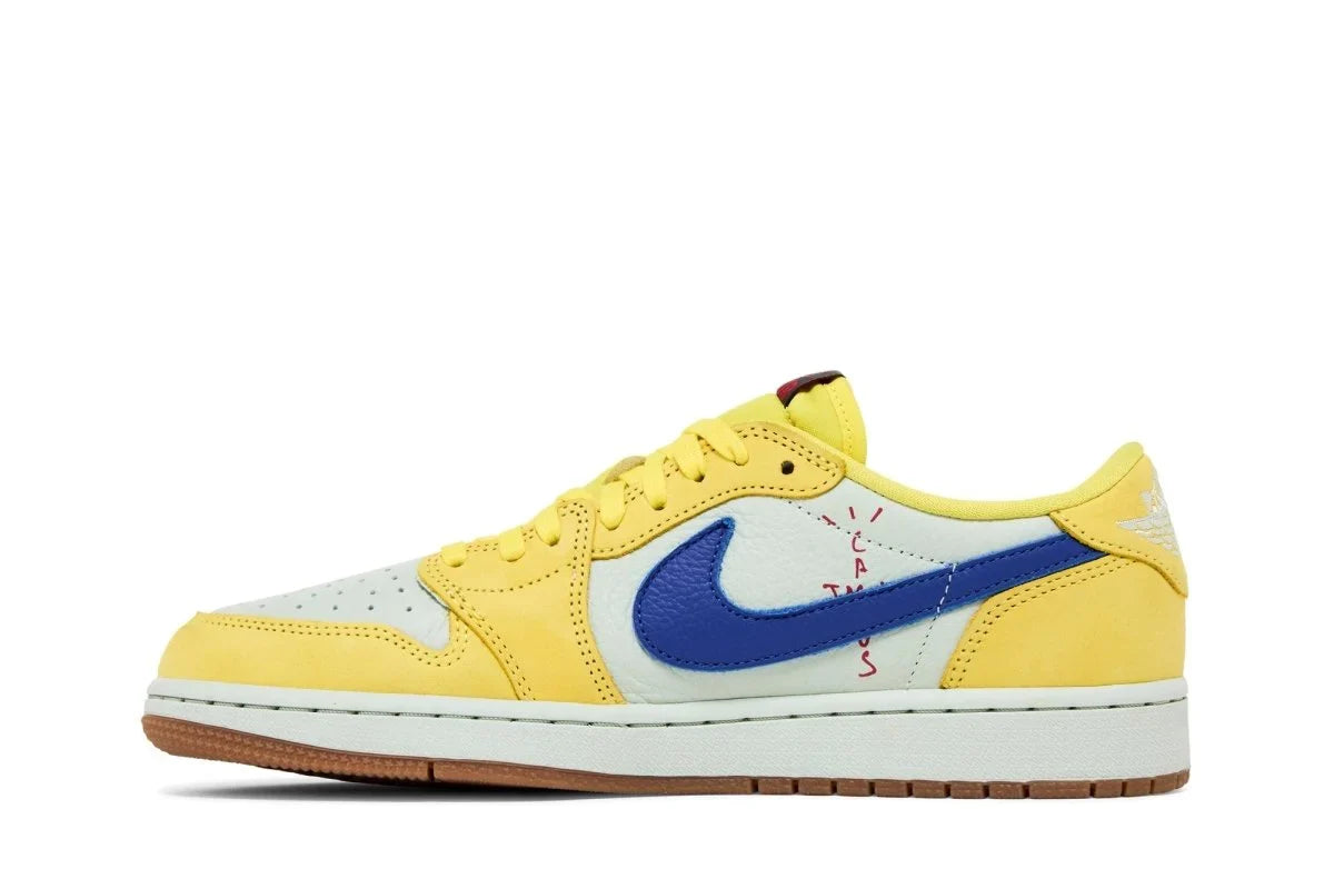 Travis Scott x Air Jordan 1 Low Og Canary Amarelo - 44SHOES