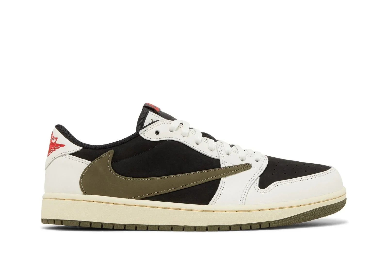 Travis Scott x Nike Air Jordan 1 Retro Low OG SP Olive Branco - 44SHOES