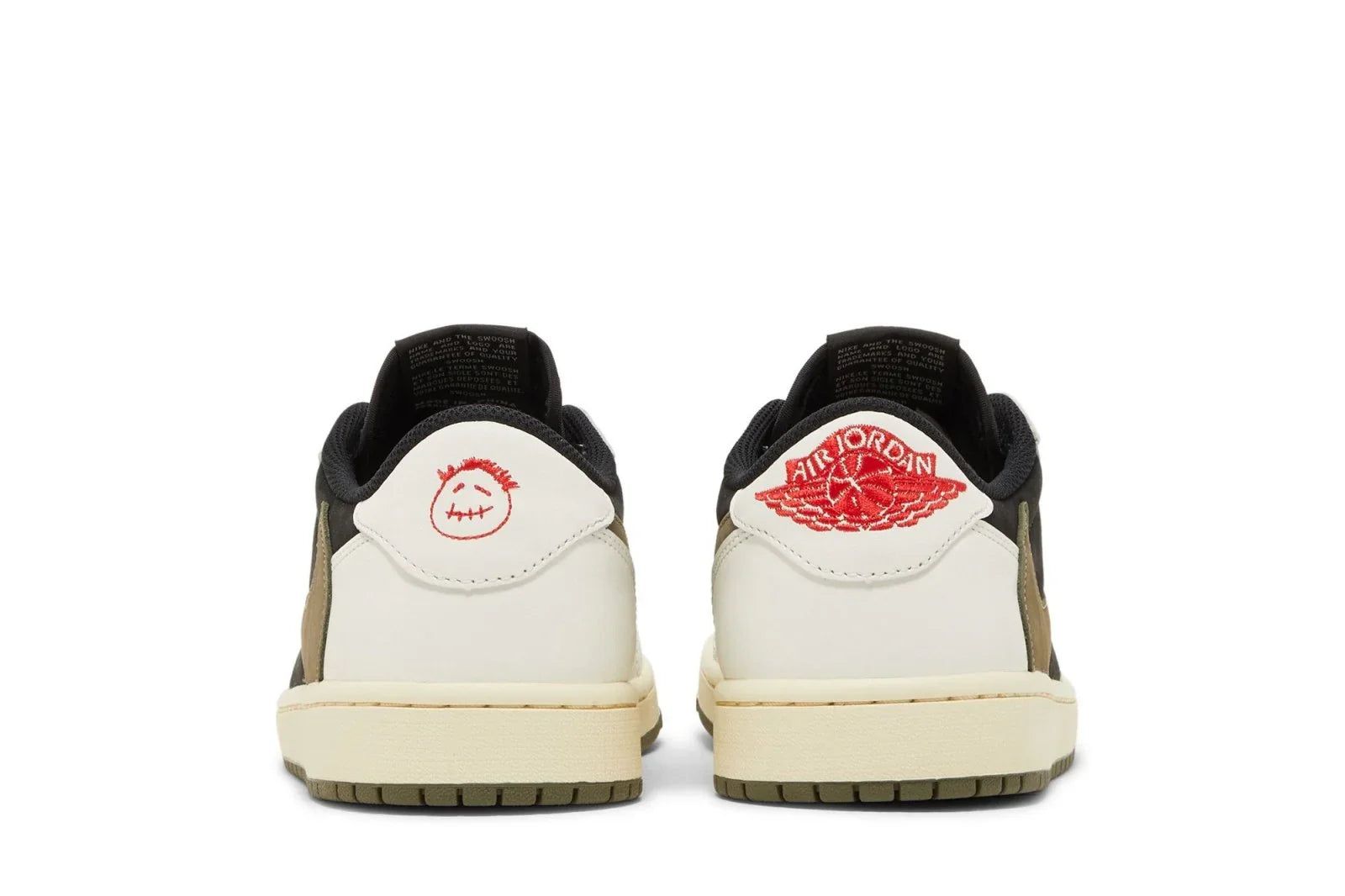 Travis Scott x Nike Air Jordan 1 Retro Low OG SP Olive Branco - 44SHOES