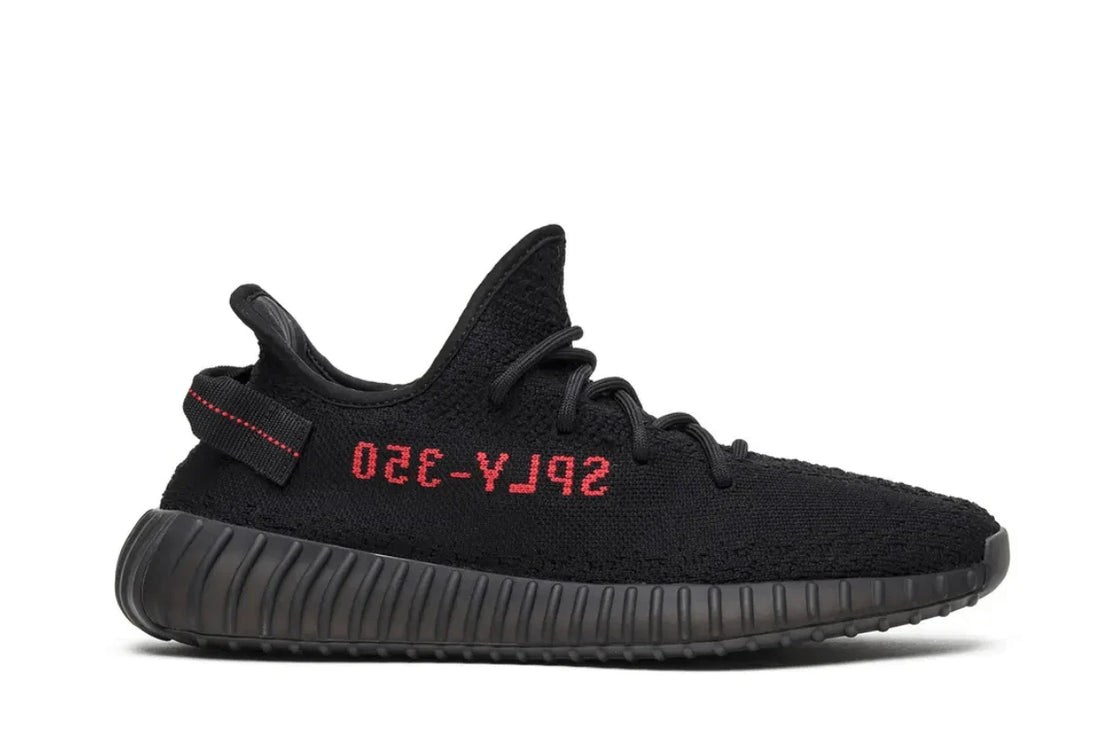 Yeezy Boost 350 v2 Black Red (Bred) Preto - 44SHOES