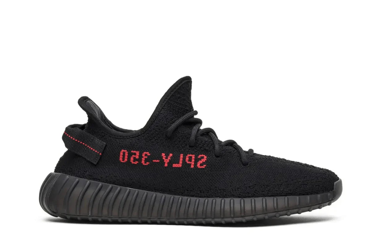 Yeezy Boost 350 v2 Black Red (Bred) Preto - 44SHOES