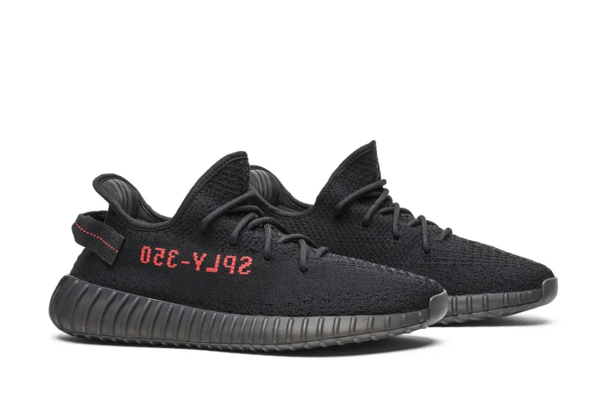 Yeezy Boost 350 v2 Black Red (Bred) Preto - 44SHOES